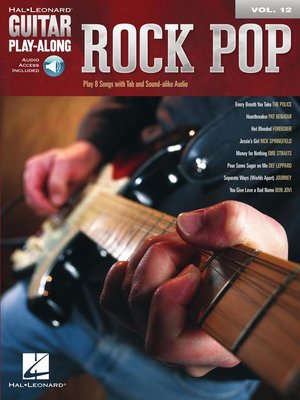 cover image of Rock Pop, Guitar Play-Along, Volume 12